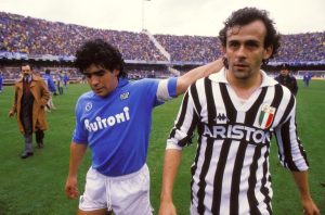 Maradona, Platini, numero 10