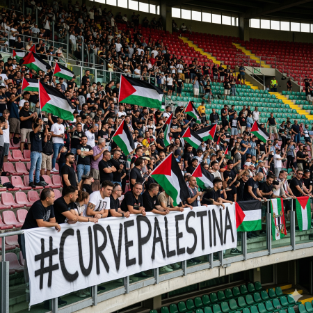 Le curve a difesa della Palestina
