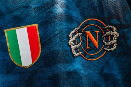 maglia indossata in Lecce napoli - credit instagram officialsscnapoli