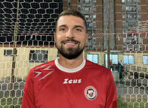 Il capitano della Stella Rossa Alberto Lombardi