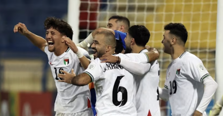 Credit photo profilo facebook nazionale palestinese