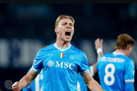 Højlund Abbatte la Juventus - credits Instagram officialsscnapoli