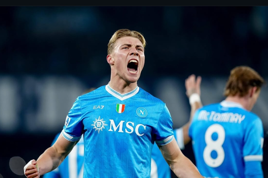 Højlund Abbatte la Juventus - credits Instagram officialsscnapoli