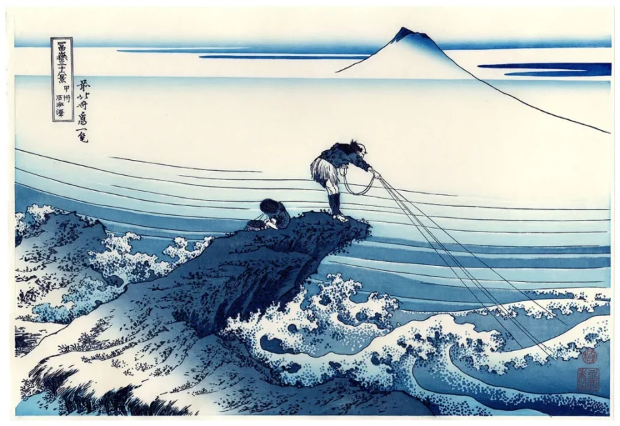 Il pescatore di Hokusai