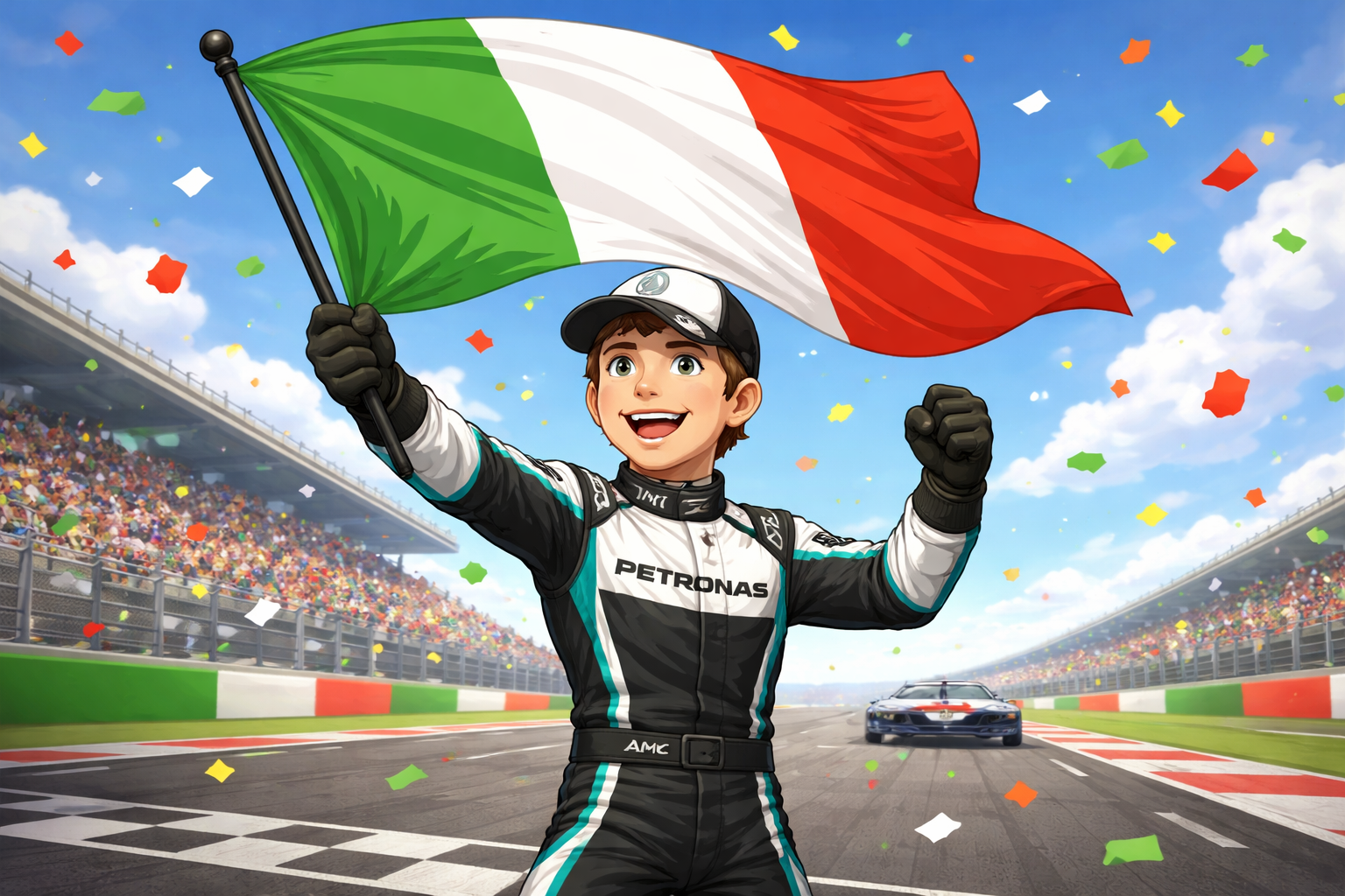 Kimi Antonelli generato da AI