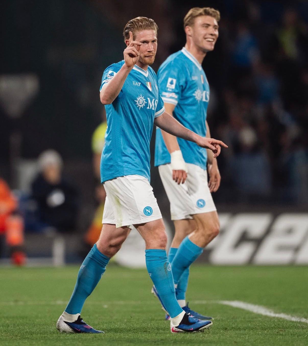 il napoli batte il lecce - credits to Instragram kevindebruyne